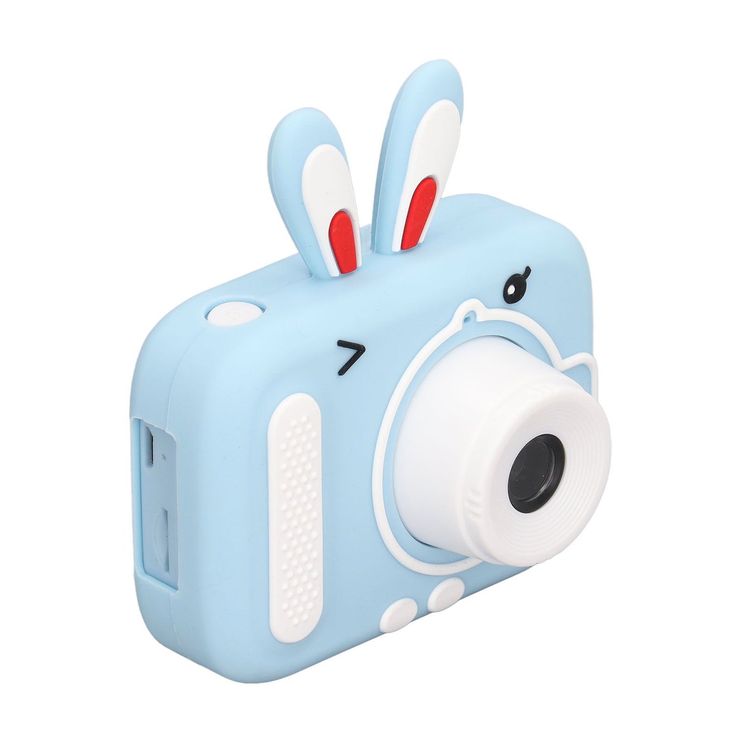Kids Camera Digital 20MP Child Selfie Toy Toddler Christmas Birthday Gift Rabbit Shape 2in Blue