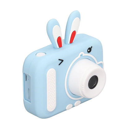 Kids Camera Digital 20MP Child Selfie Toy Toddler Christmas Birthday Gift Rabbit Shape 2in Blue