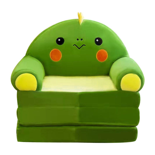 2-in-1 Frog Prince Foldable Kids Sofa Chair