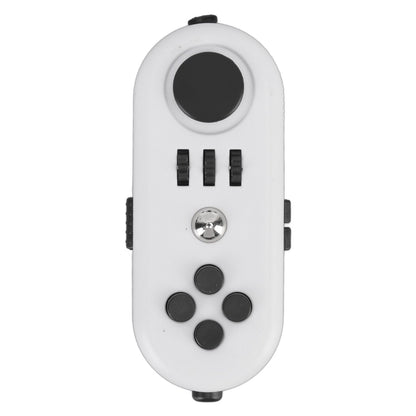 Fidget Toy Reduce Stress Relax Mood Portable Anxiety Sensory EDC Toy Sensory Fidgets Controller Pad 5 White and Black