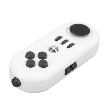 Fidget Toy Reduce Stress Relax Mood Portable Anxiety Sensory EDC Toy Sensory Fidgets Controller Pad 5 White and Black