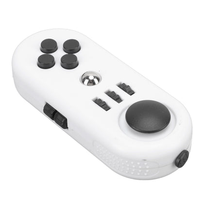 Fidget Toy Reduce Stress Relax Mood Portable Anxiety Sensory EDC Toy Sensory Fidgets Controller Pad 5 White and Black