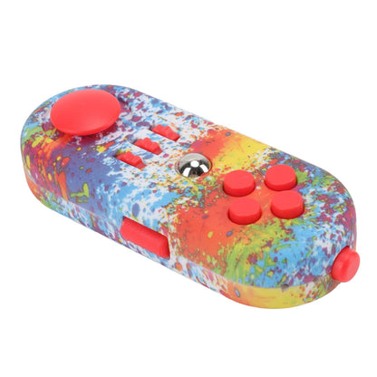 Fidget Toy Reduce Stress Relax Mood Portable Anxiety Sensory EDC Toy Sensory Fidgets Controller Pad 11 Graffiti Color