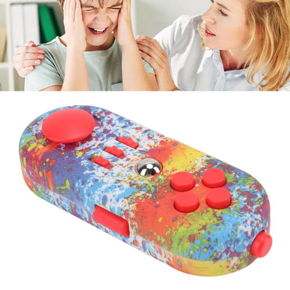 Fidget Toy Reduce Stress Relax Mood Portable Anxiety Sensory EDC Toy Sensory Fidgets Controller Pad 11 Graffiti Color