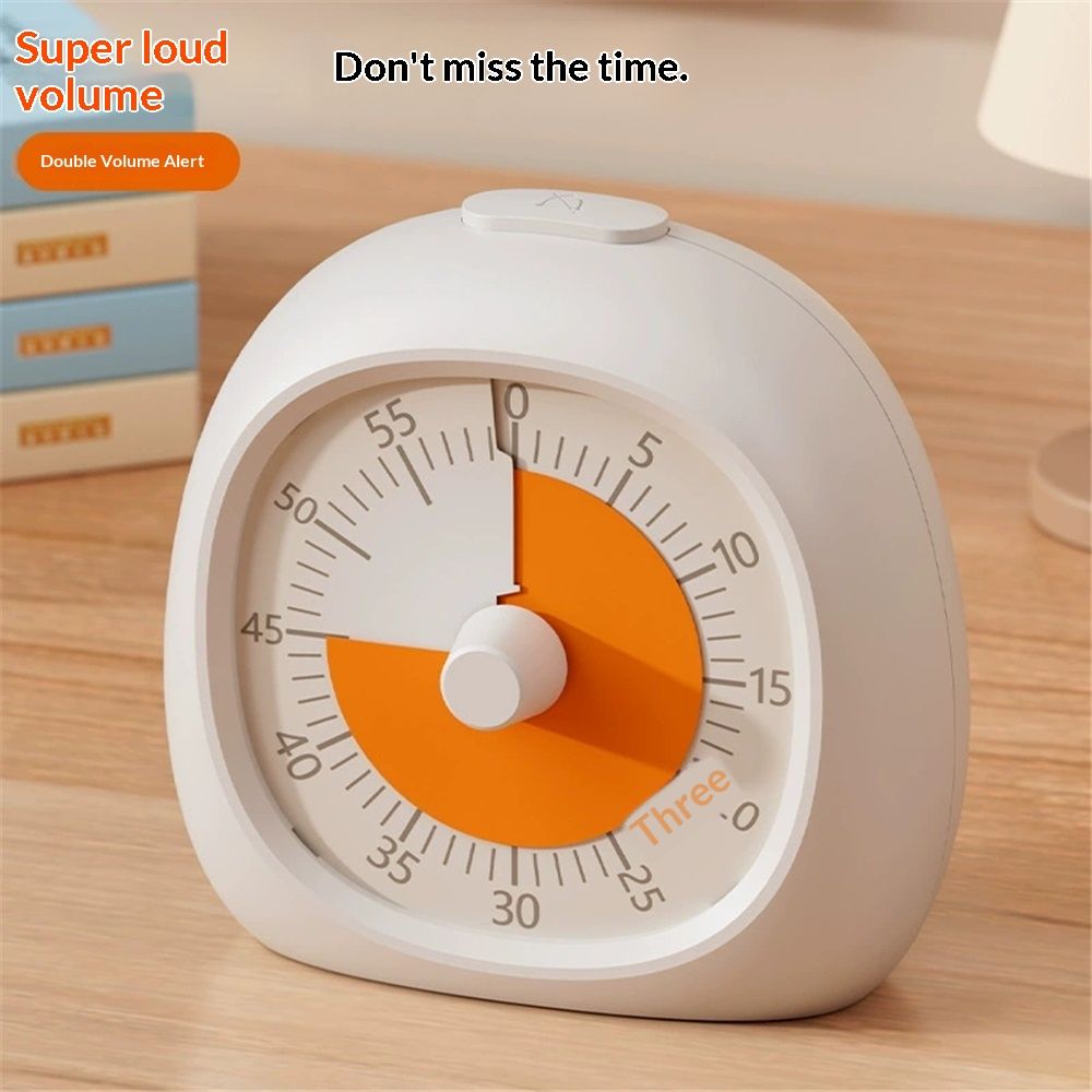 60-Minute Visual Timer for Kids – White