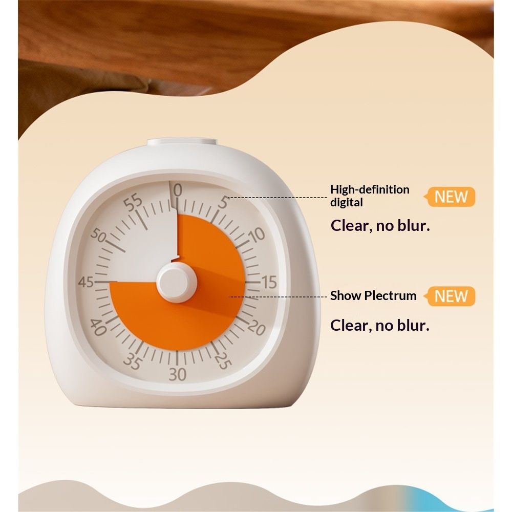 60-Minute Visual Timer for Kids – White