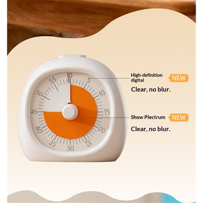60-Minute Visual Timer for Kids – White