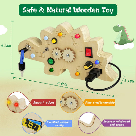 Dinosaur LED Busy Board – product image 2