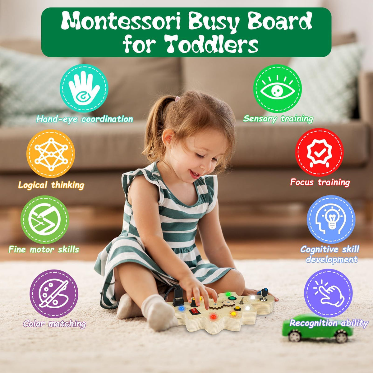 Dinosaur LED Busy Board