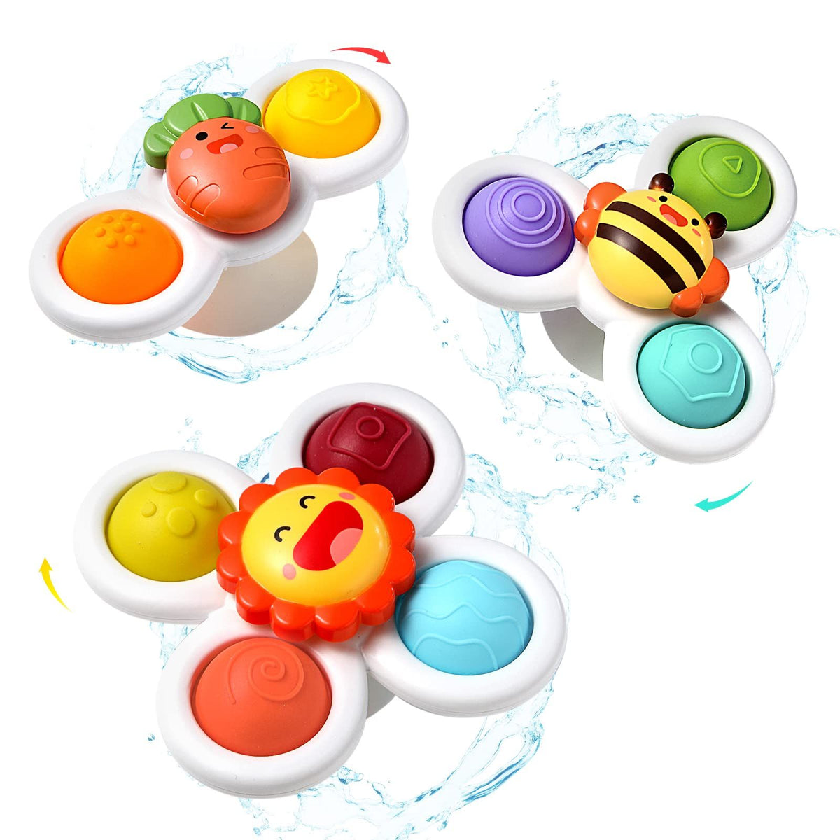 Suction Cup Sensory Spinner Toys – 3 Pack – product image 3