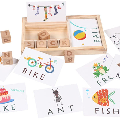 English Word & Alphabet Learning Puzzle
