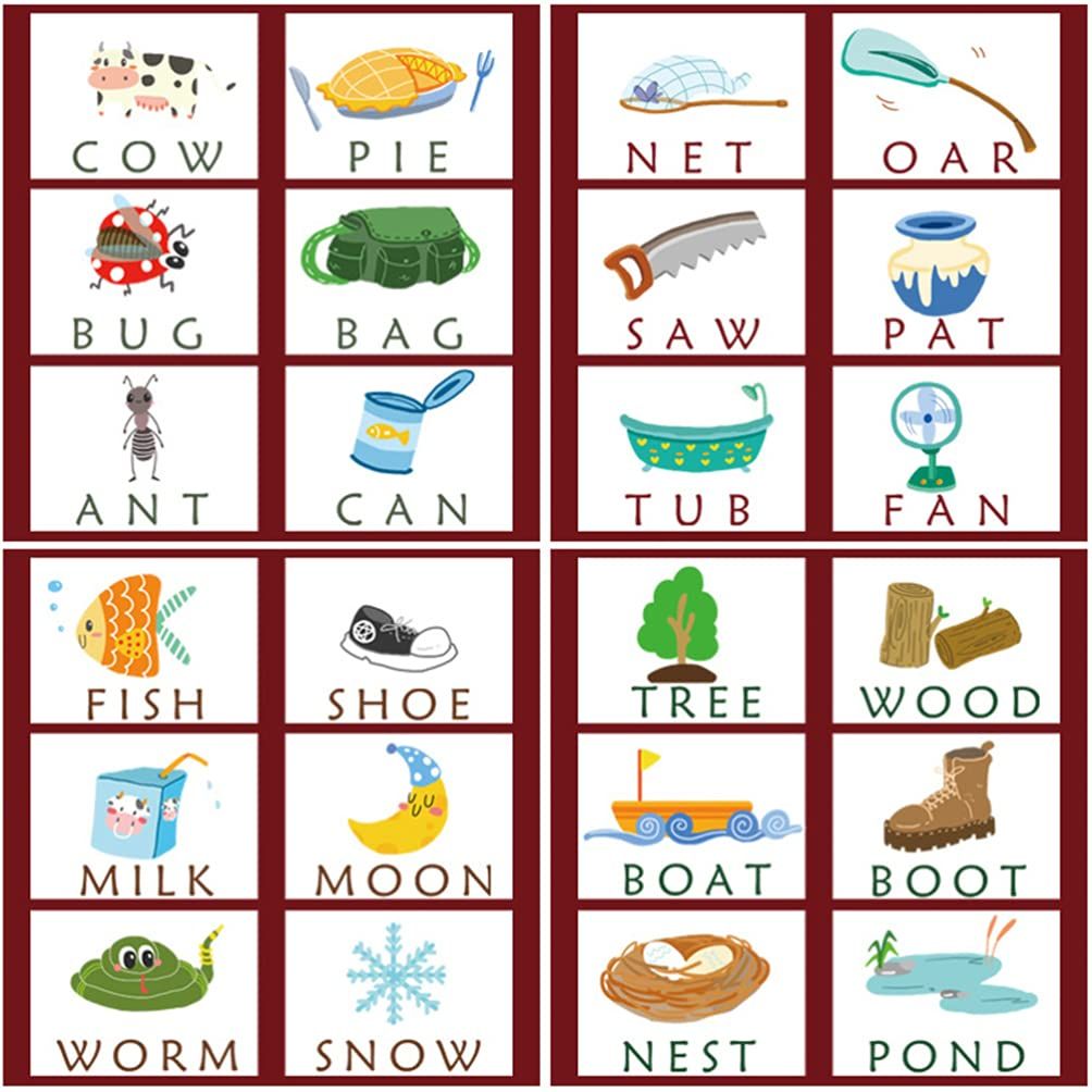 English Word & Alphabet Learning Puzzle