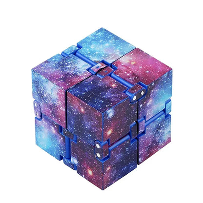 Infinity Cube Fidget Toy – Blue Starry Sky – product image 2