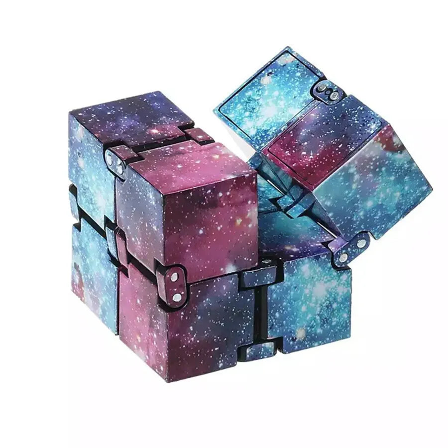 Infinity Cube Fidget Toy – Blue Starry Sky – product image 5