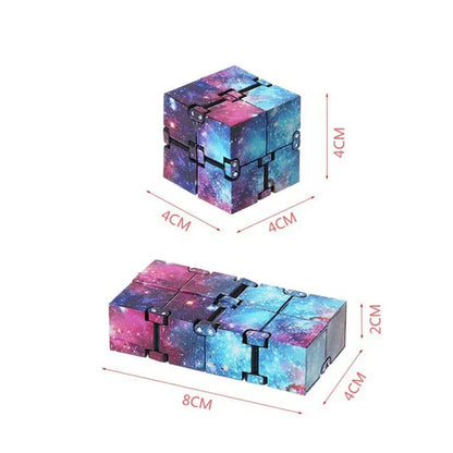 Infinity Cube Fidget Toy – Blue Starry Sky – product image 6
