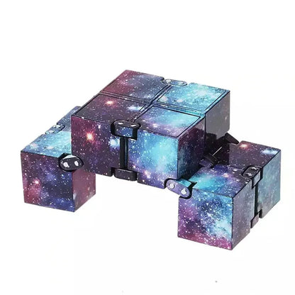 Infinity Cube Fidget Toy – Blue Starry Sky – product image 7