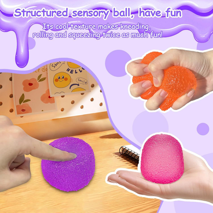 Purple Candy Gummy Bear Squishy Stress Relief Toy - Slow Rising Squeeze Fidget Toys for Kids, Soft TPR Sensory Toy for Anxiety Relief, Cute Kawaii Decompression Gift for Ages 3+