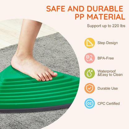 Kids Balance Stepping Stones Sensory Obstacle Course 12 PCS Outdoor Indoor