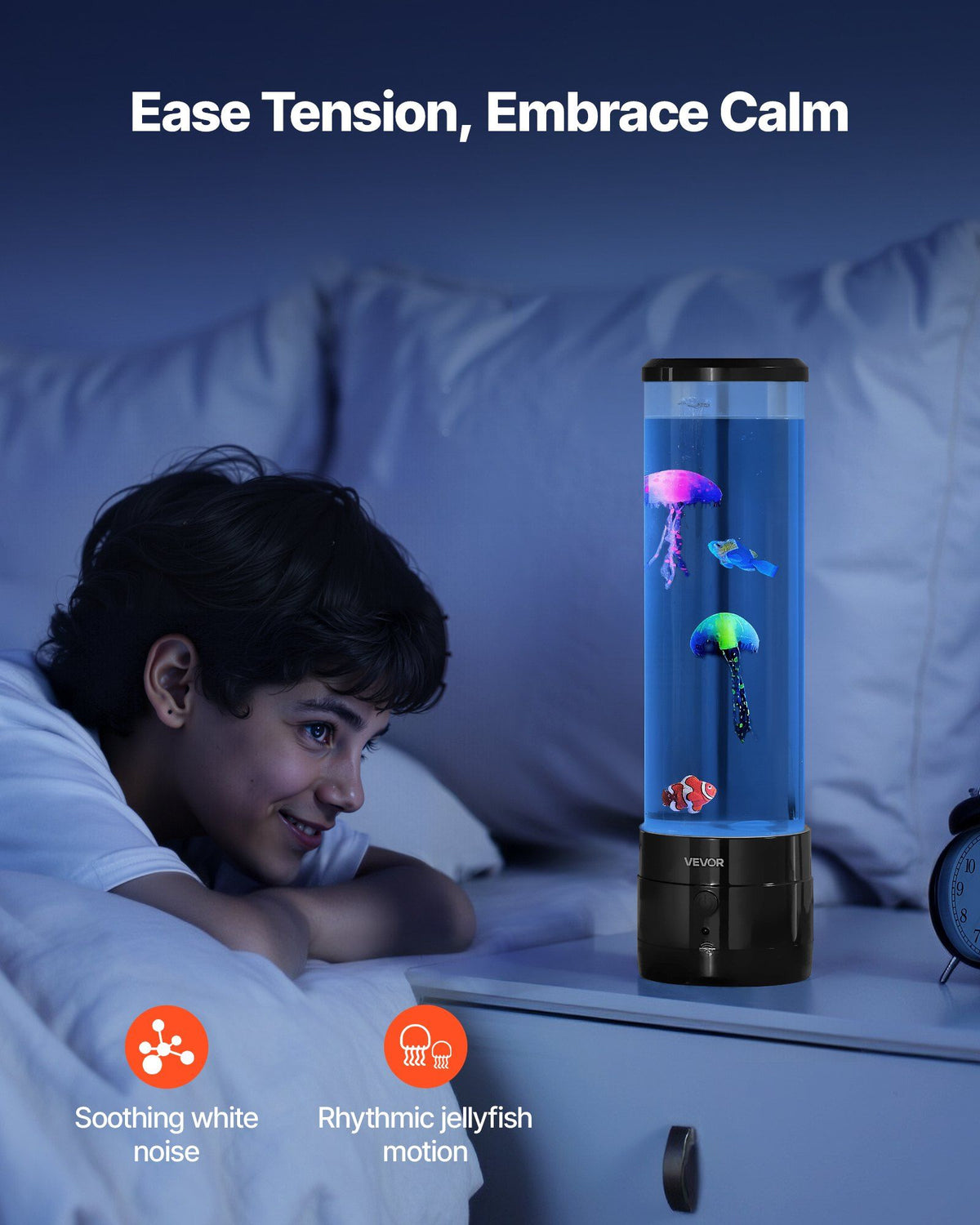 3-in-1 Sensory Bubble Tube Lamp – product image 2