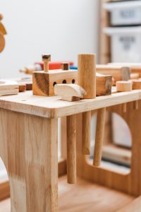 Wooden Work Bench – Montessori Tool Bench for Kids
