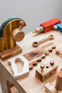 Wooden Work Bench – Montessori Tool Bench for Kids