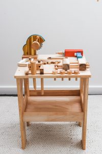 Wooden Work Bench – Montessori Tool Bench for Kids