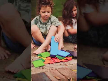 Square Cake Fraction Set | Wooden Maths Learning Toy