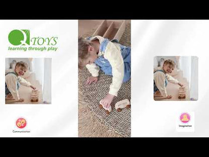 Vehicle Play Set | Wooden Cars, Signs & Garage