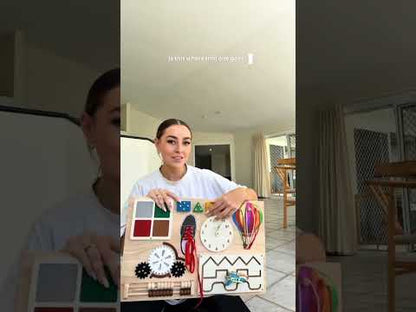 WonderPlay Busy Board | Montessori Wooden Activity Board