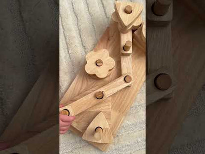 Stack A Block Board – Wooden Shape Sorting Toy
