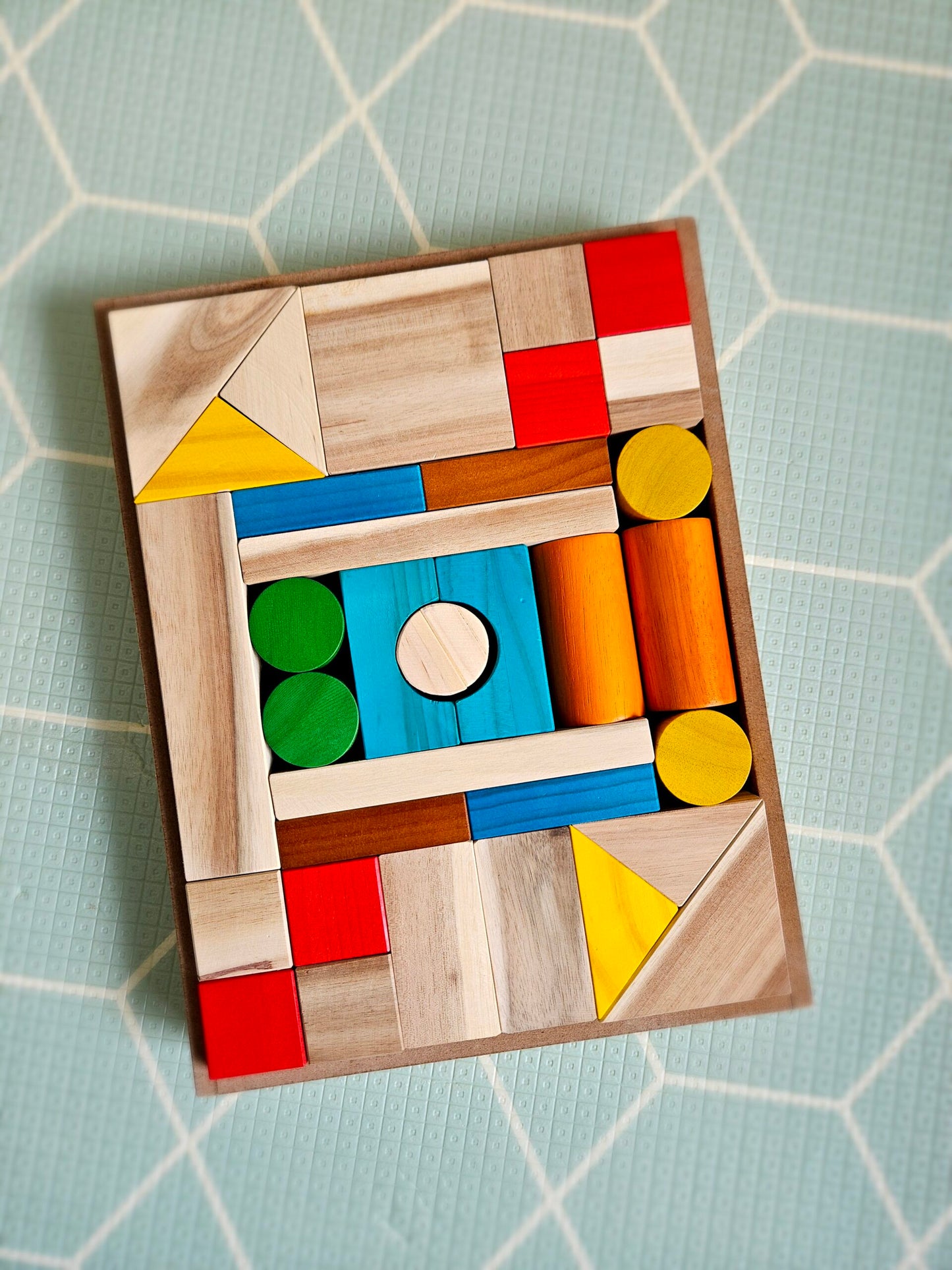 Natural Color Wooden Building Blocks
