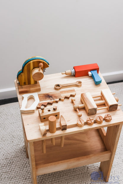 Wooden Workbench for Kids